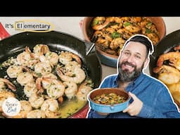 Shrimp Scampi 3 Ways | It's Elementary #CookWithUs #ShrimpScampi