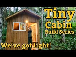 Tiny home mini cabin build part 4 #tinyhouse #minihouse #offgrid