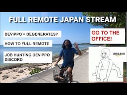 FULL REMOTE WORK IN JAPAN IS OP! DevIppo Free Job Hunting / DevIppo = Degenerates?