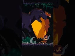 Hunting a T-Rex in Indie Pixel Art Dino-Vania Primal Planet! #gaming #indiegame