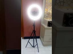 Ring light with tripod setup/10 inch ring light unboxing #short #shortfeed #trending #ytshorts