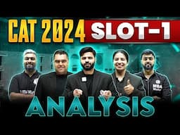 CAT 2024 Complete Paper Analysis Slot 1