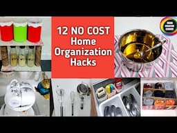 12 NO COST Home Organization ideas | Ingenious Home Organization Hacks