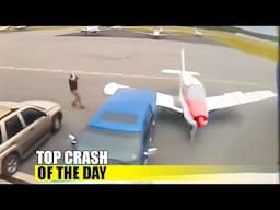 Plane Crashes Into Car