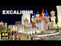 [4K HDR] Excalibur Las Vegas Walking Tour | October 2024 | Las Vegas, Nevada