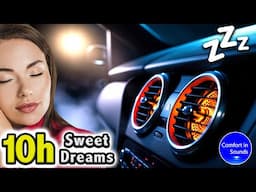 FALL ASLEEP INSTANTLY | Car Heater Sound, Deep White Noise to Sleep, Study or Meditate, Black Screen