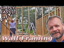 DIY 👉 Wall Framing 👈 Workshop Shed