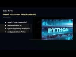 Intermediate Python Programming Online Course