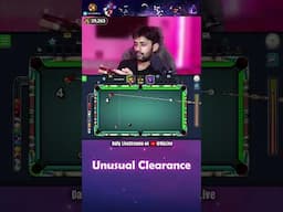 🔥Unusual Trickshot Clearance 🔥 8 ball pool GamingWithK #8ballpool #gamingwithk #trickshots #kissshot