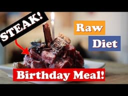 DIY BARF Raw Diet Birthday Meal