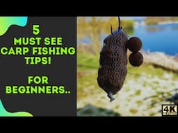 5 Essential Carp Fishing Tips For Beginners | 2021