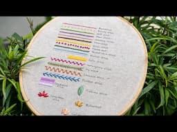 Online embroidery course for beginners