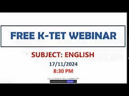 K TET ENGLISH CLASS | CONCORD | SUBJECT VERB AGREEMENT IN ENGLISH GRAMMAR