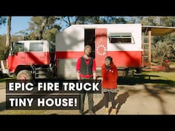 The Tiny House Fire Truck That Runs on Waste Vegetable Oil!