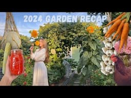 The Best One Yet! From Seed Starting To The Final Harvest! 2024 Backyard Garden Recap!