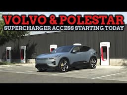 Volvo & Polestar Can Now Charge At Tesla Superchargers!