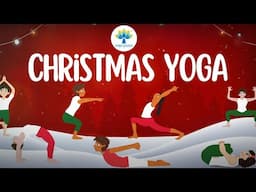 Christmas Yoga Poses | Warm ups & Asanas for Kids | X'mas Special | Yoga Guppy