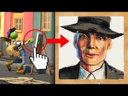 Making 6 INSANE Paintings in Starving Artist Simulator (Passpartout 2)