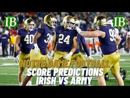 Notre Dame vs  Army Score Predictions