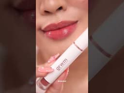 Yumi | GRWM Tinted Lip Glaze #grwmcosmetics #glossystain #lipswatch #lipstain