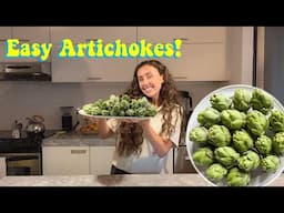 How to prepare artichokes and how to make mediterranean marinated artichoke hearts