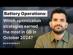 Battery Operations GB: Which optimisation strategies earned the most in October 2024?