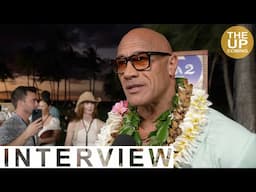 Dwayne Johnson interview Moana 2 premiere