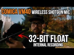 COMICA VM40 - INTERNAL 32-bit Float Recording Wireless Shotgun Mic #comicavm40