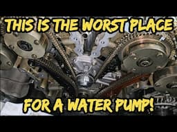 Timing Chain Driven Water Pump. These Usually Don't End Well. 2018 Ford Flex 3.5