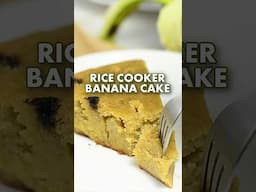 Super Moist Rice Cooker Banana Cake