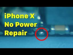 iPhone X No Power Diagnosis and Repair