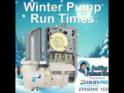 Setting Your Pool Pump Run Time In the Winter Months