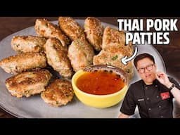 Delicious & Simple Thai Style Pork Patties!