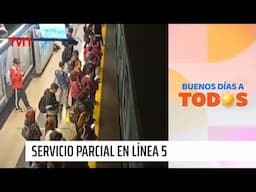 Programe su viaje: Metro presenta servicio parcial en la Línea 5 | Buenos días a todos