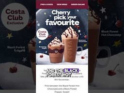 Costa has released their new winter drinks menu and it’s special! #fyp #food #hotukdeals