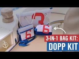 Sailcloth Dopp Bag - Make Your Own 3-in-1 Kit (Tote, Satchel & Dopp Sailcloth Bags)