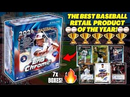 *BASEBALL RETAIL PRODUCT OF THE YEAR!?🤯🚨 2024 TOPPS CHROME UPDATE BASEBALL MEGA BOX REVIEW!⚾️