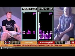 SV, Armstrong | FINALS | Classic Tetris Monthly Challengers | October 2024