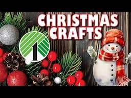 Farmhouse Christmas Crafts | DOLLAR TREE DIY