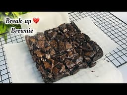 The Viral Breakup 💔 Brownie Recipe | Eggless Chocolate Brownies