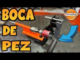 🐟 Cómo Hacer Máquina Para Cortar BOCA De PEZ - JJ HERRERIA Y MAS ✅