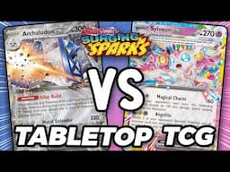 Can Archaludon ex Defeat Sylveon ex in this Surging Sparks Tabletop Match!?