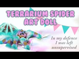 Making a Terrarium Spider art doll