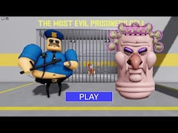 BIG HEAD GRUMPY GRAN in BARRY'S PRISON RUN! - Scary Obby #Roblox