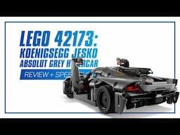 LEGO 42173 Koenigsegg Jesko Absolut Grey Hypercar - IN-DEPTH REVIEW