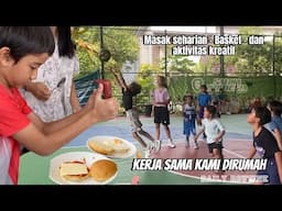 Daily Routine | Menu kita Seharian - Bikin Pop Cake - Basket - Menggambar dan Dapat Oleh Oleh