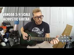 Vangoa 3/4 Size Acoustic Guitar - Review and Demo