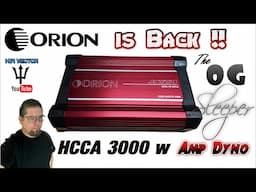 Orion HCCA 3000 watt Korean amp dyno HCCA3000.1DSPLX amplifier best cheater / sleeper amp