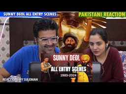 Pakistani Couple Reacts To SUNNY DEOL All Entry Scenes | 1983-2024 | Must Watch | Betaab - Gadar 2