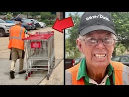 90-Year-Old Pushes Carts To Afford Food, So A Stranger Takes Matters Into Her Own Hands